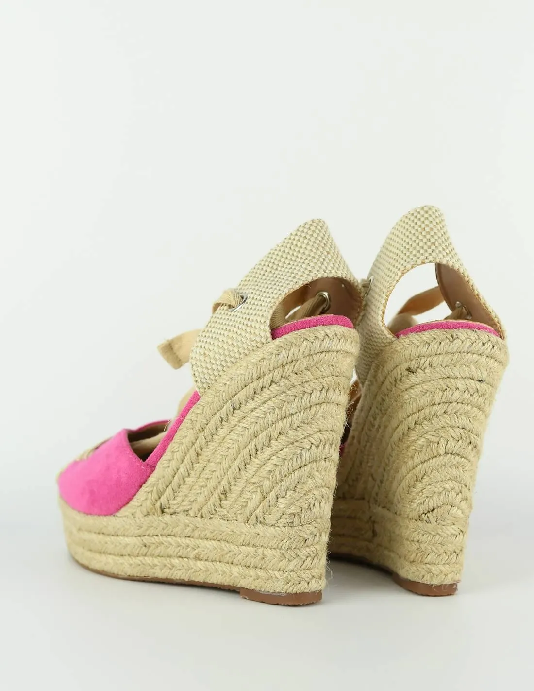 Cuña fucsia cordel