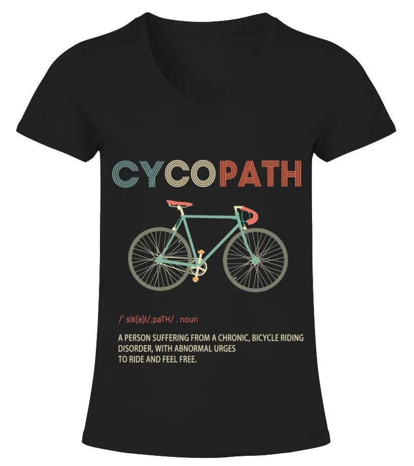 CYCOPATH DEFINITIOPN Camiseta cuello pico Mujer