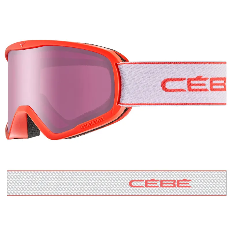 Cébé Razor L Ski Mask (Coral Matte Light Rose Cat.2)