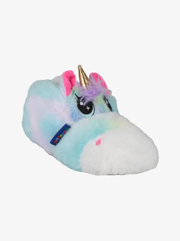 De Fonseca Pantuflas cerradas de unicornio para niña