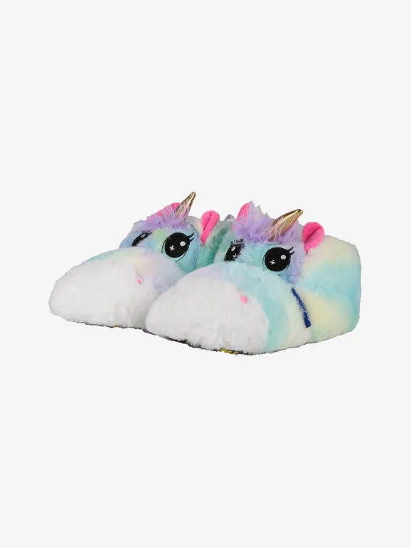 De Fonseca Pantuflas cerradas de unicornio para niña