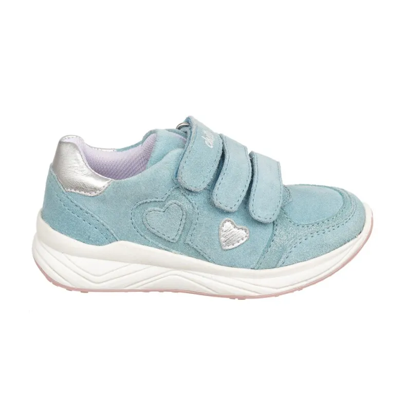 Deportiva toda piel tres velcros