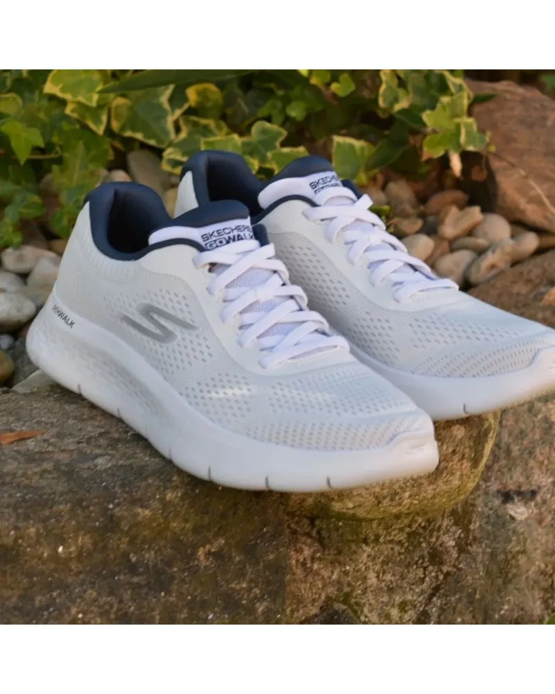 DEPORTIVO BLANCO CORDONES ELáSTICOS SKECHERS 216486 RELAXED FIT: CORLISS  DORSET