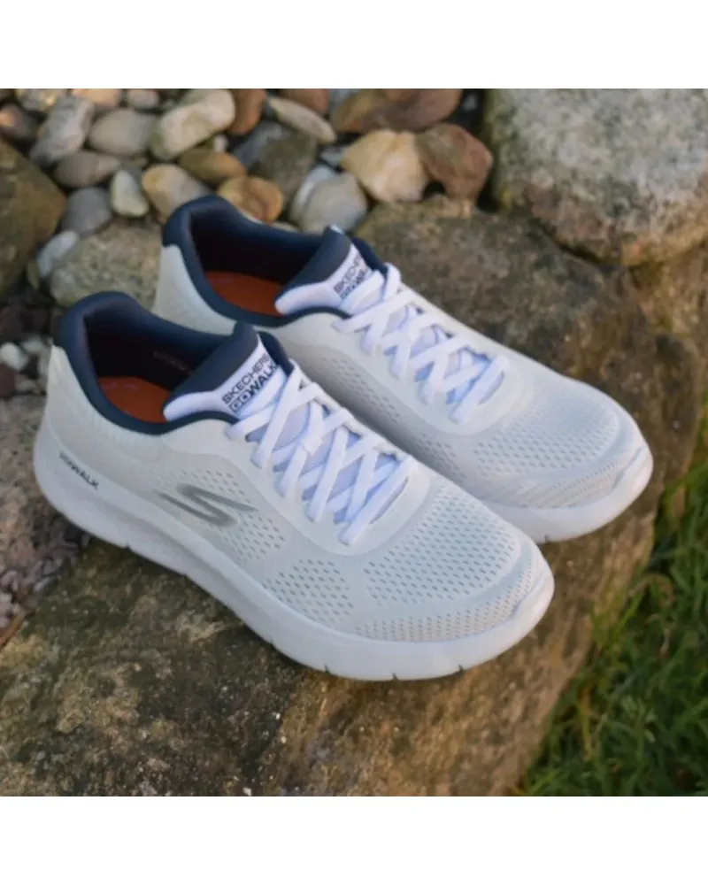 DEPORTIVO BLANCO CORDONES ELáSTICOS SKECHERS 216486 RELAXED FIT: CORLISS  DORSET