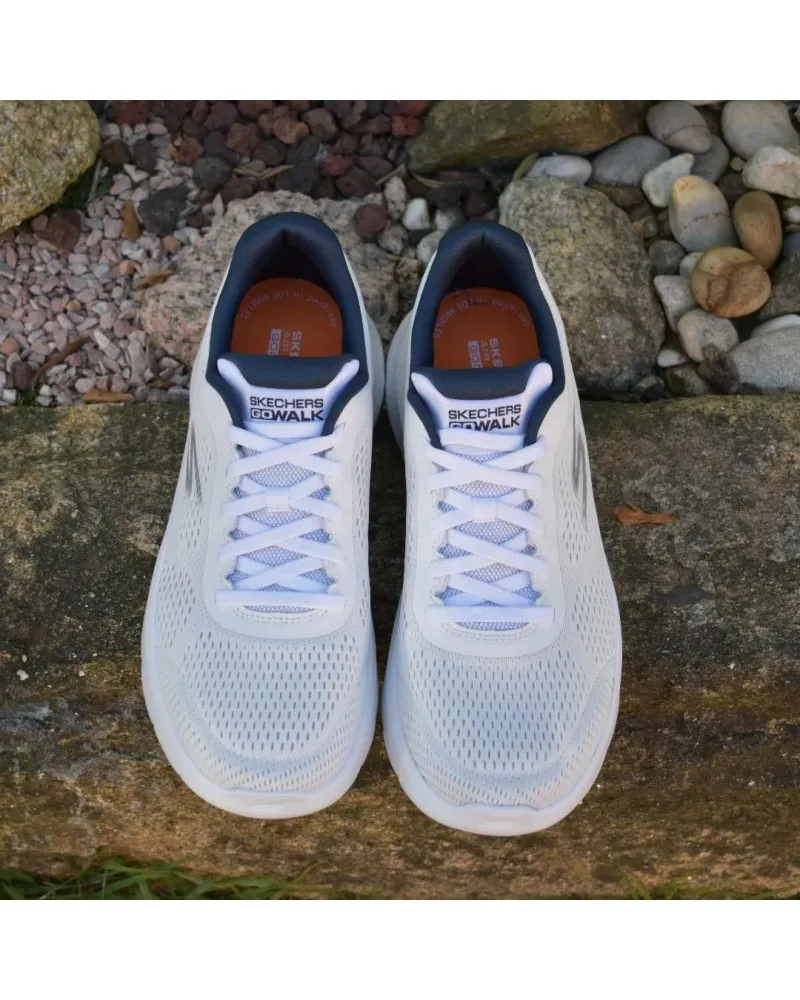 DEPORTIVO BLANCO CORDONES ELáSTICOS SKECHERS 216486 RELAXED FIT: CORLISS  DORSET