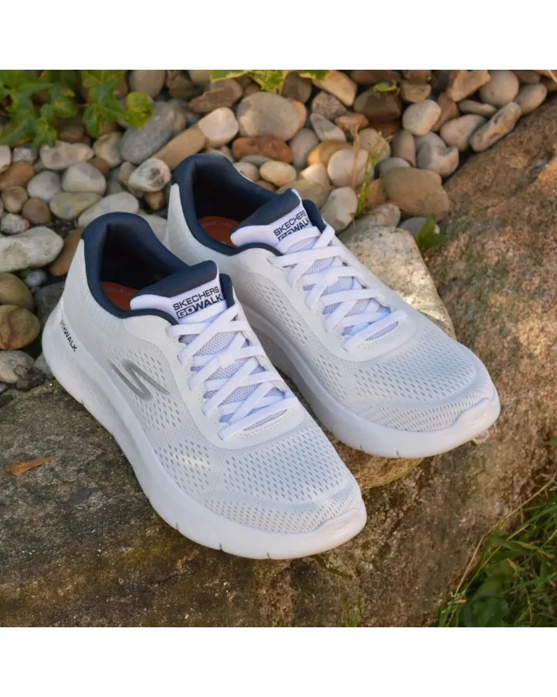 DEPORTIVO BLANCO CORDONES ELáSTICOS SKECHERS 216486 RELAXED FIT: CORLISS  DORSET