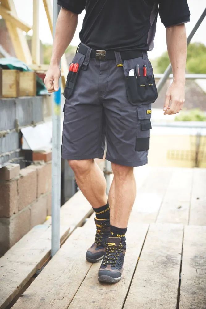 DeWalt Ripstop, pantalón corto multibolsillo, gris/negro (cintura 34
