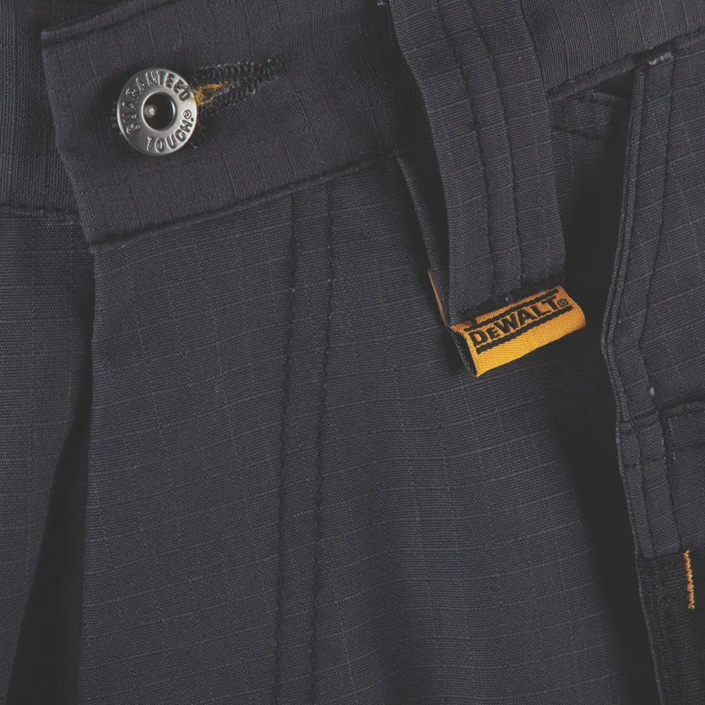 DeWalt Ripstop, pantalón corto multibolsillo, gris/negro (cintura 34