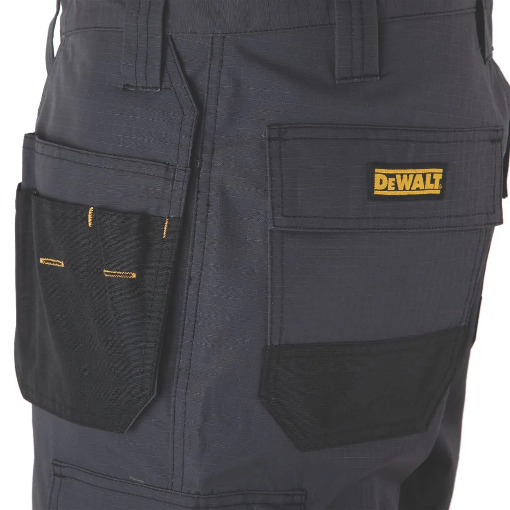 DeWalt Ripstop, pantalón corto multibolsillo, gris/negro (cintura 34
