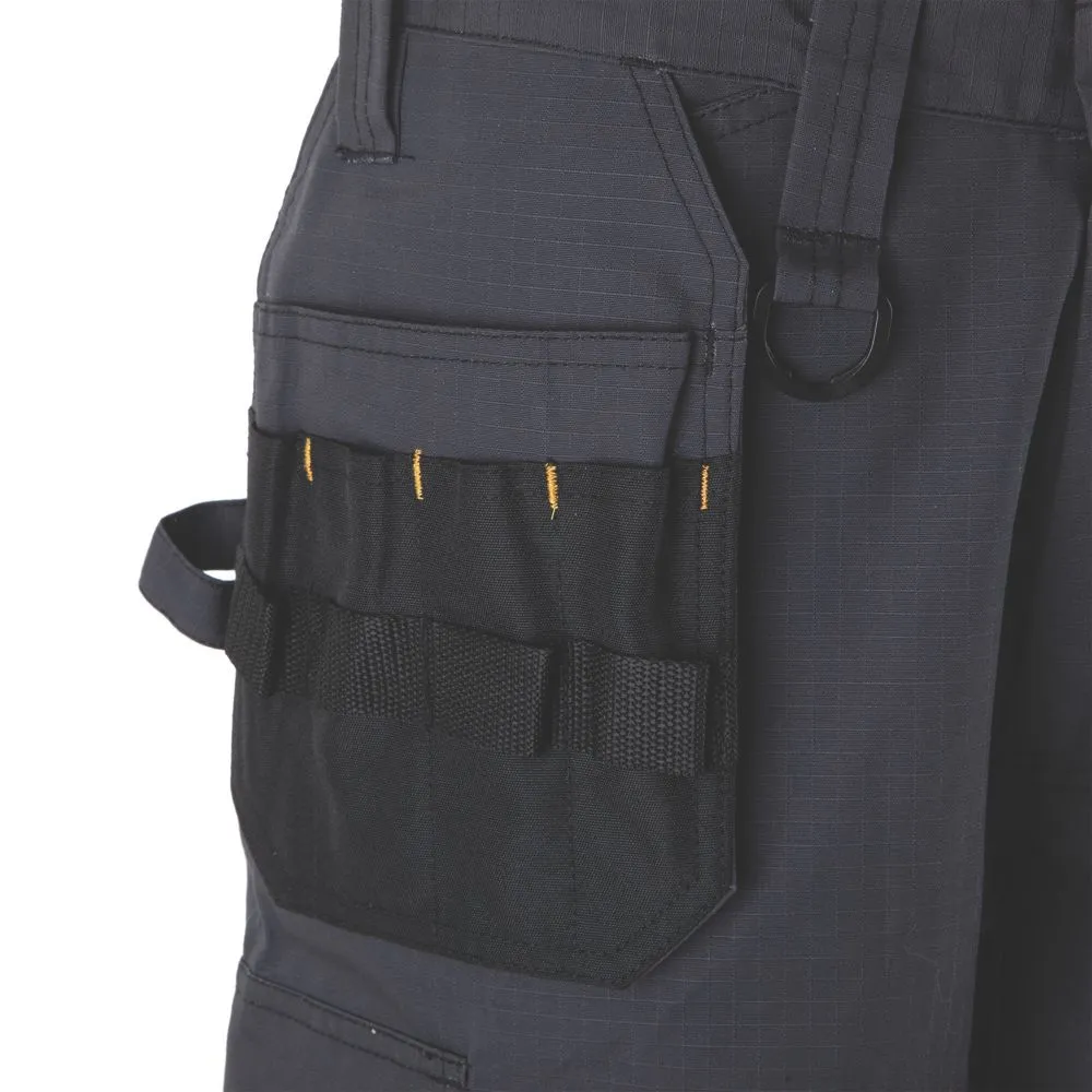 DeWalt Ripstop, pantalón corto multibolsillo, gris/negro (cintura 34