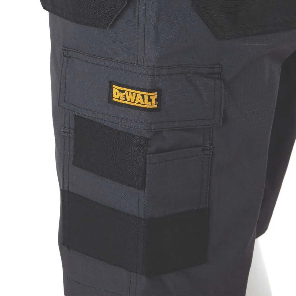 DeWalt Ripstop, pantalón corto multibolsillo, gris/negro (cintura 34