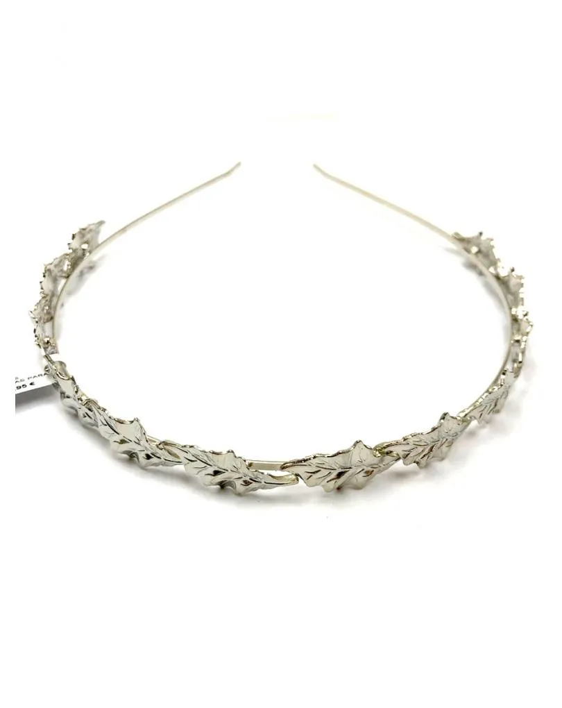 DIADEMAS PLATEADAS PARA DECORAR EL CABELLO EN BODAS