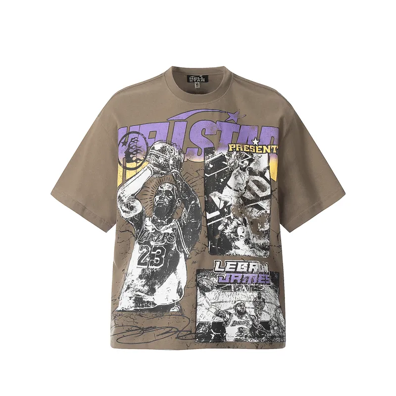 Diseñador TEE CARTOON ANIME VINTAGE TEE Men T Shirt Retro Style Summer Fashion Street Women Women Women 24ss Mar 1
