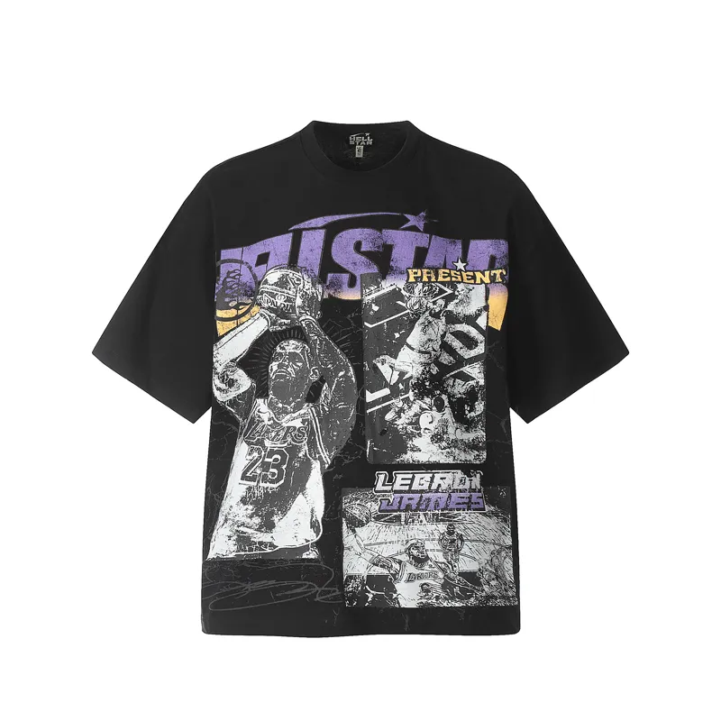 Diseñador TEE CARTOON ANIME VINTAGE TEE Men T Shirt Retro Style Summer Fashion Street Women Women Women 24ss Mar 1