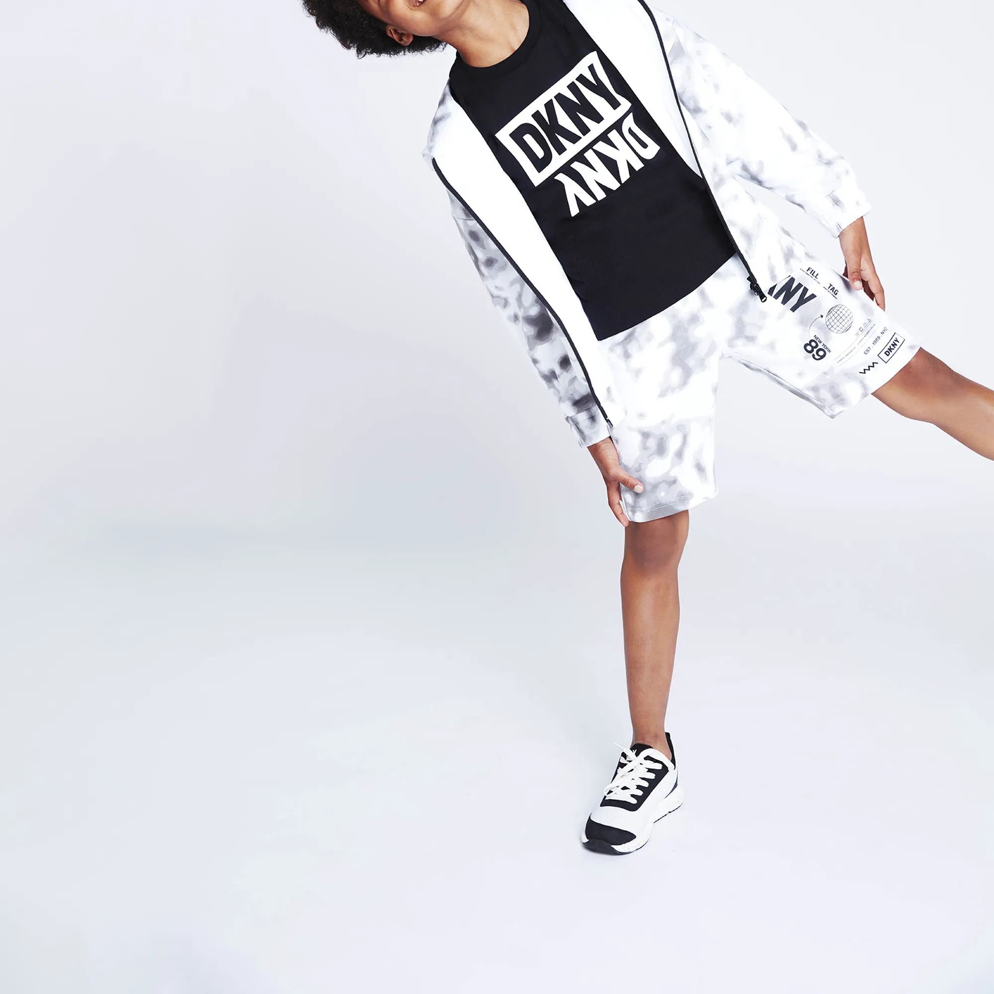 DKNY Pantalón corto de muleton