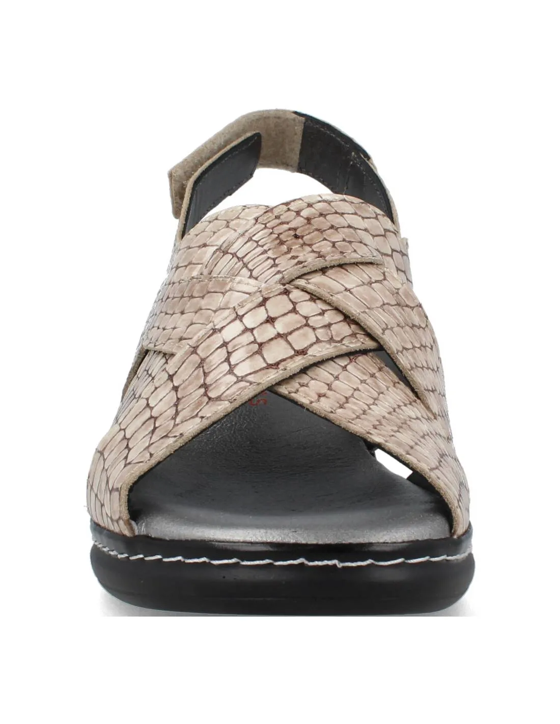 DOCTOR CUTILLAS  CUñA TIRAS ENTRELAZADAS PICO