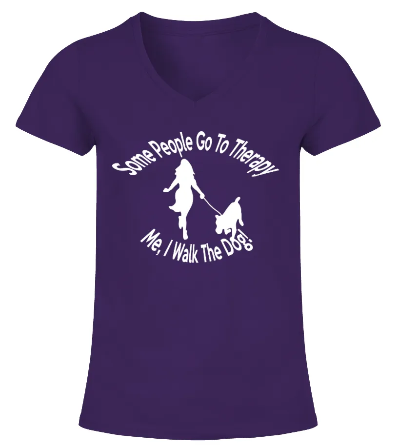 Dog Walk Camiseta cuello pico Mujer