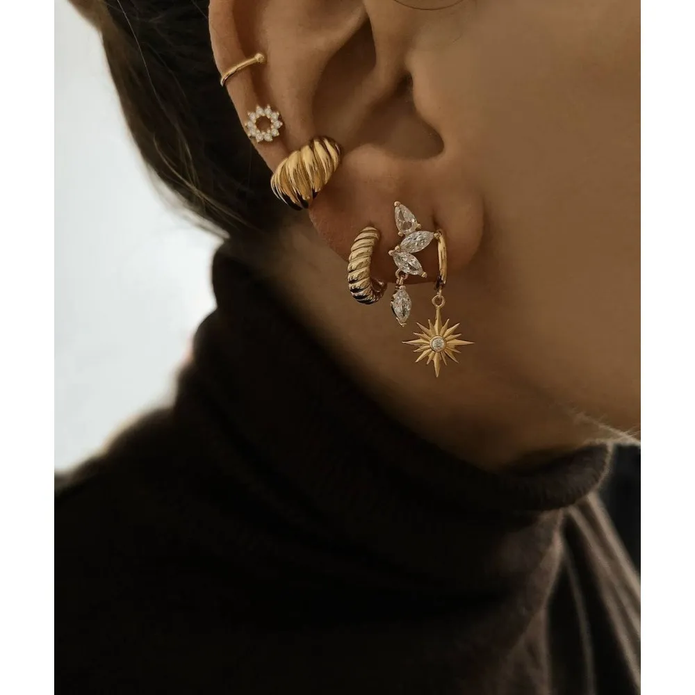 Ear Cuff Mónaco Oro