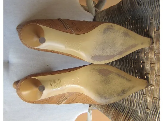 Escada Botines Coñac 