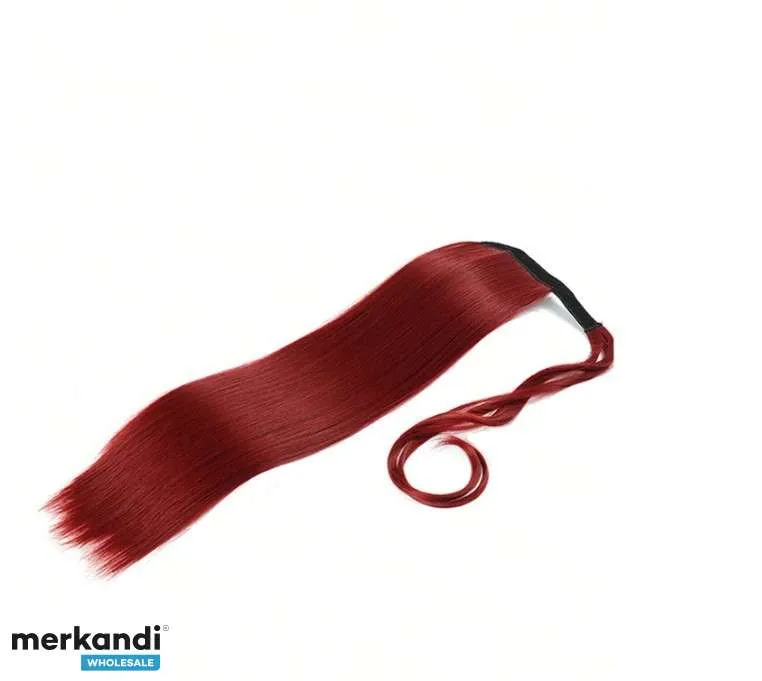 Extensiones de cabello de cola de caballo roja: ¡Eleva tu estilo de cola de caballo!