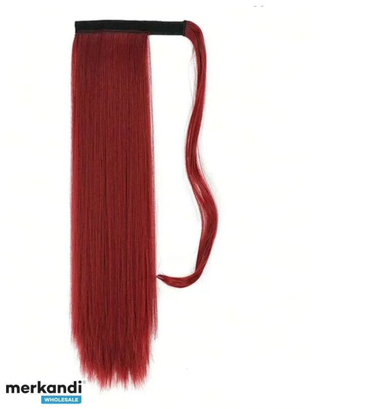 Extensiones de cabello de cola de caballo roja: ¡Eleva tu estilo de cola de caballo!