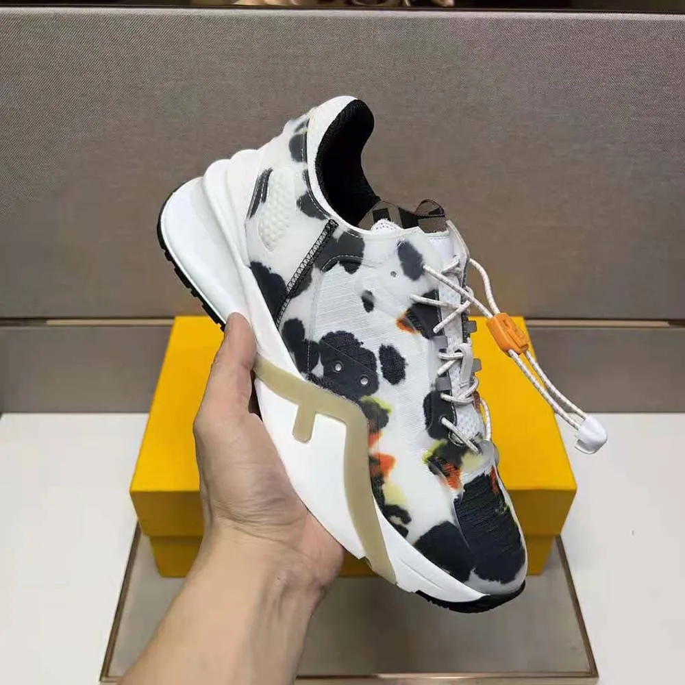 Fendi Hombre Flow Tela Bajas Blancas