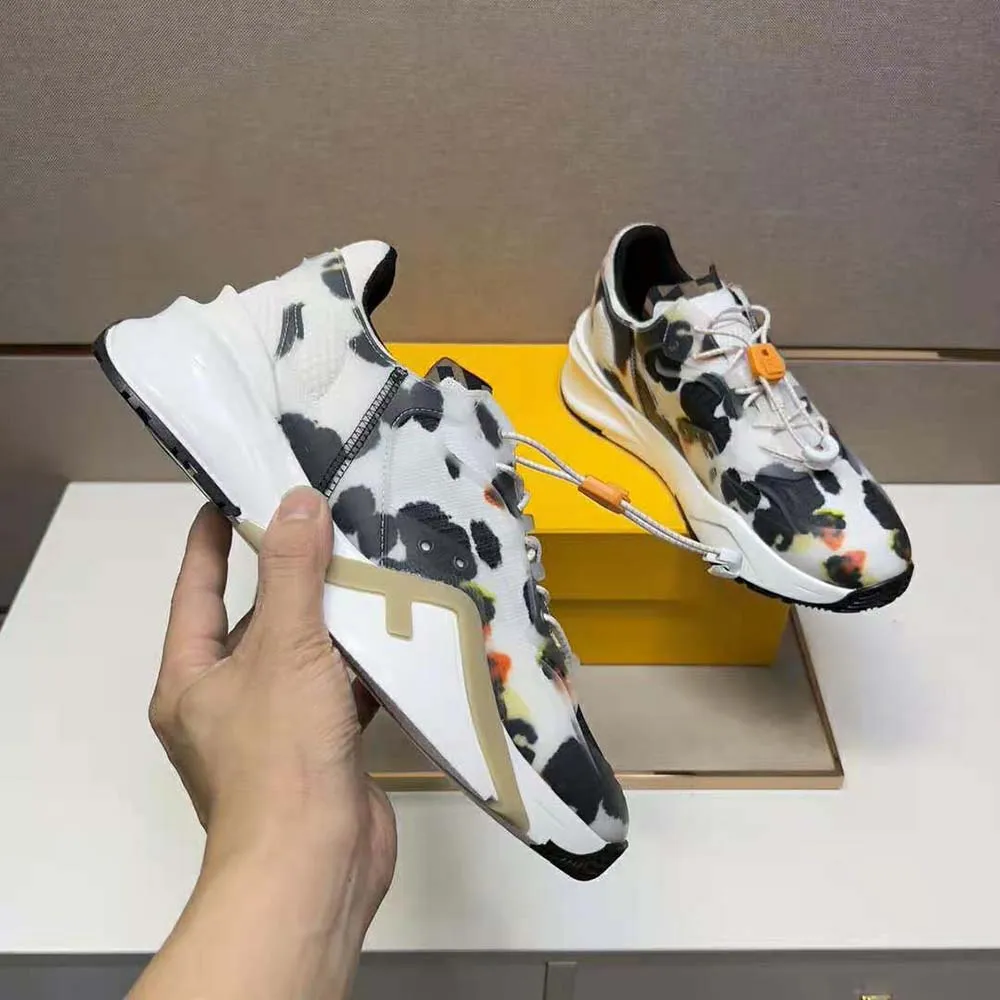 Fendi Hombre Flow Tela Bajas Blancas