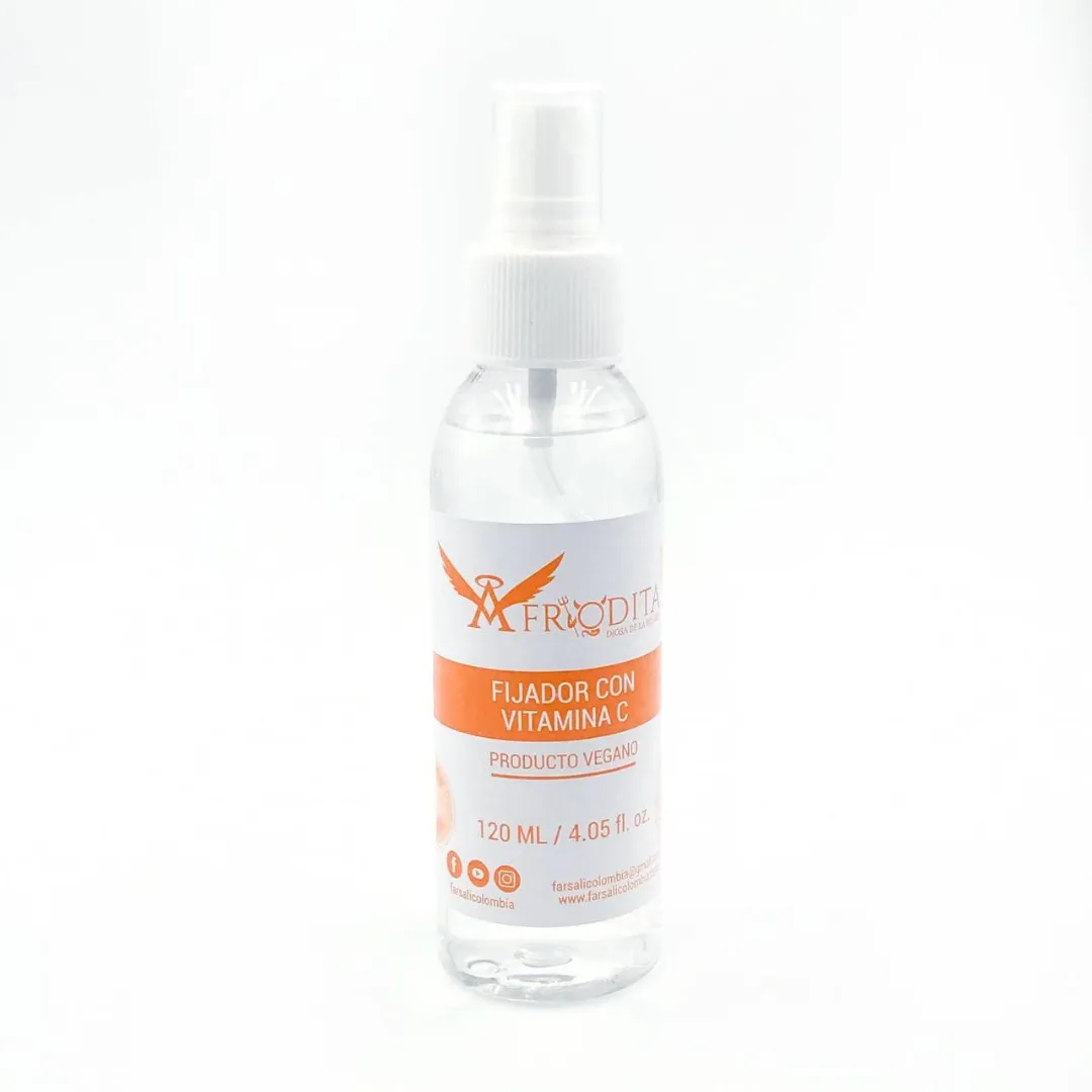 FIJADOR DE MAQUILLAJE CON VITAMINA C  AFRODITA
