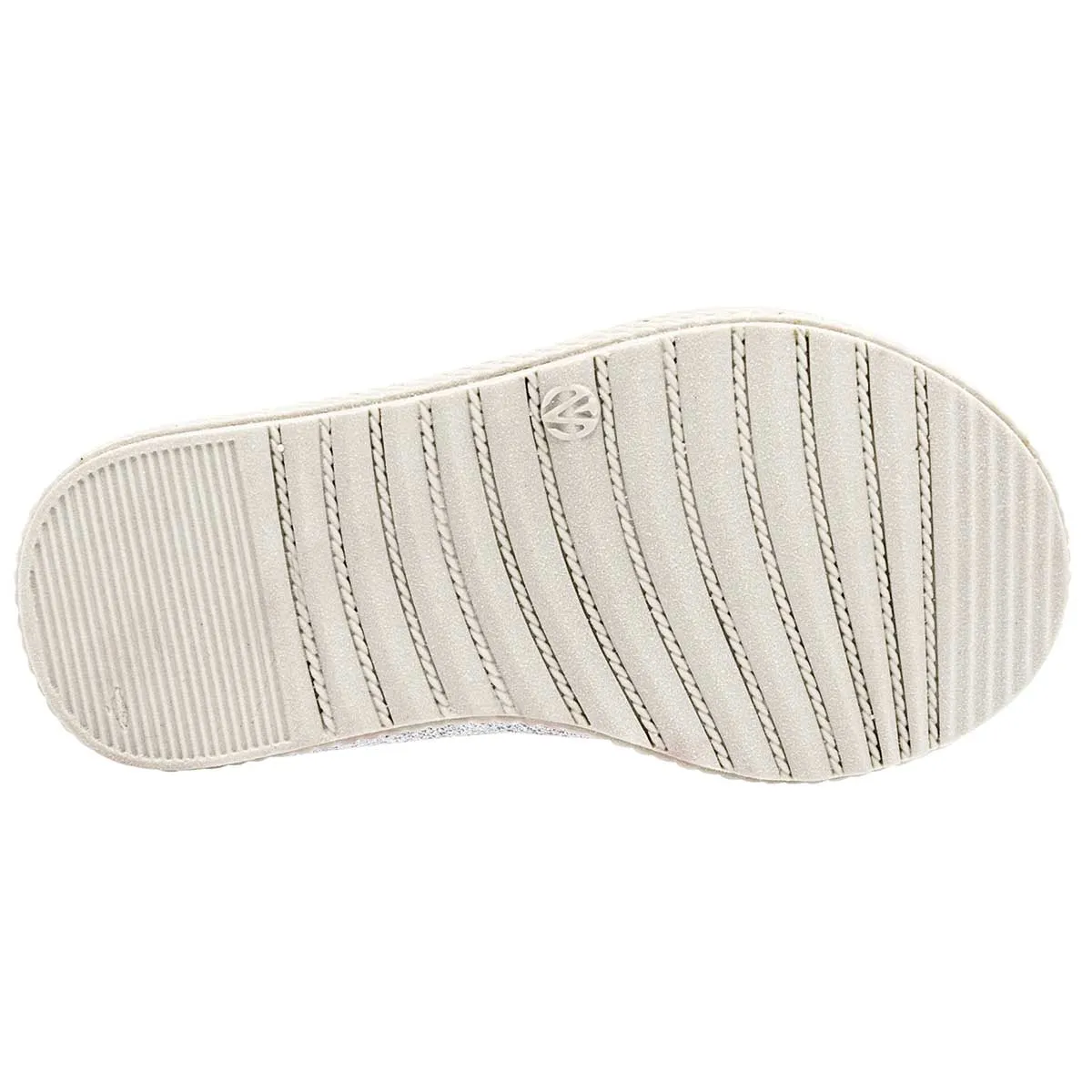 Flats Exterior Textil Color Plata Para Niña De Baby Pop's