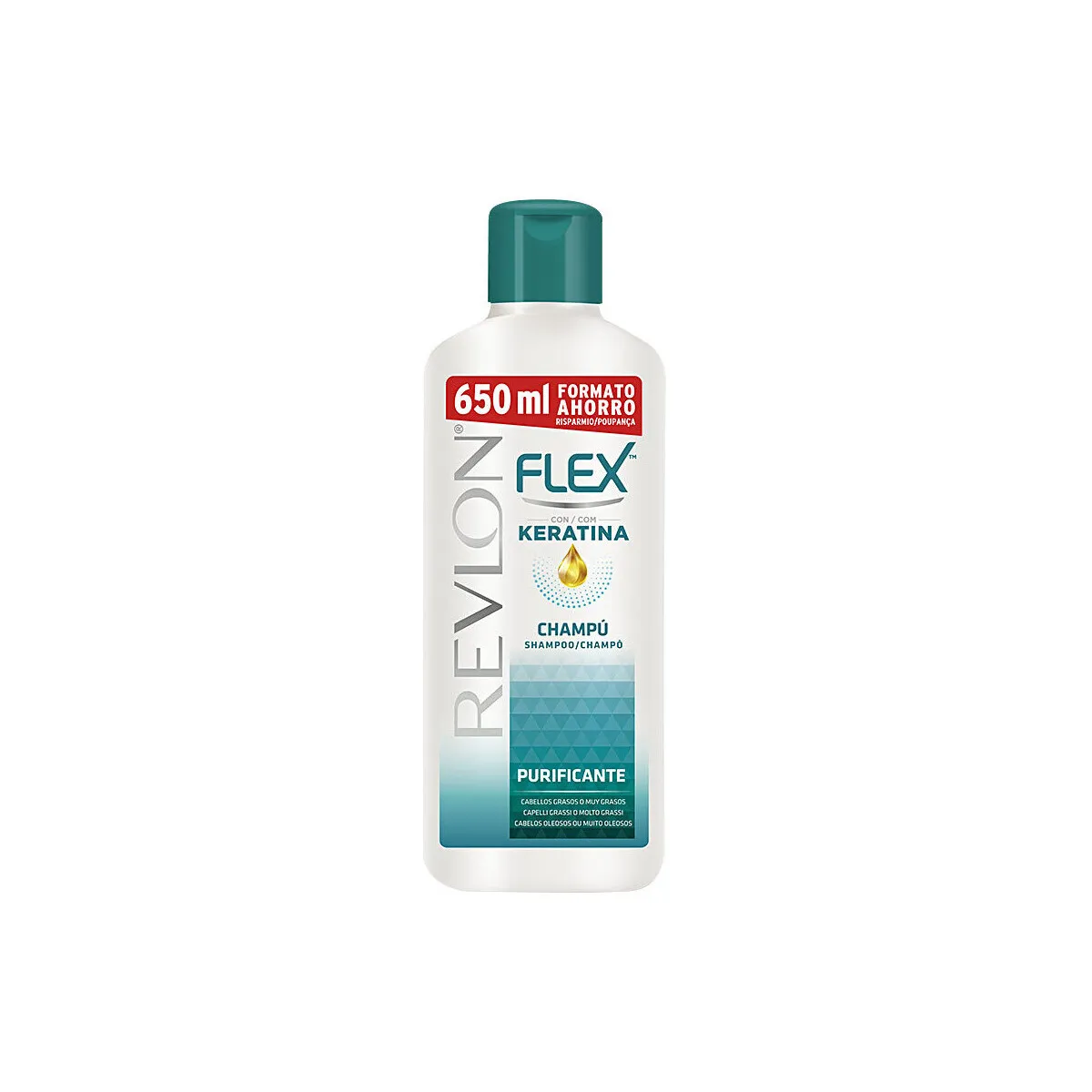 Flex Keratin Purificante Cabello Graso Champú