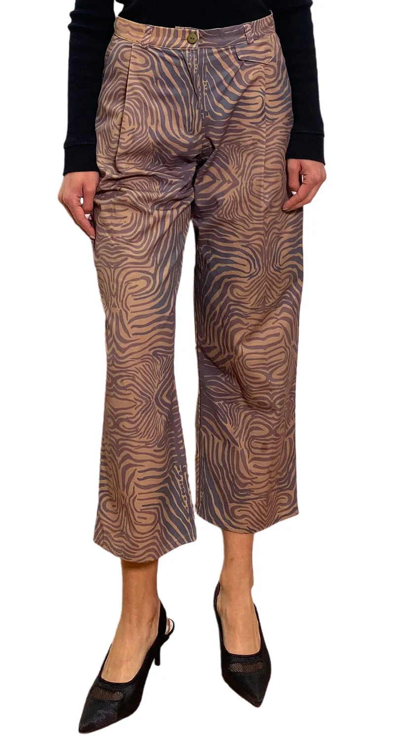 FRANCISCA DEL RIO Pantalón Baggy Animal Tigra
