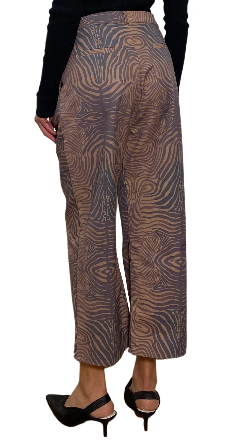 FRANCISCA DEL RIO Pantalón Baggy Animal Tigra