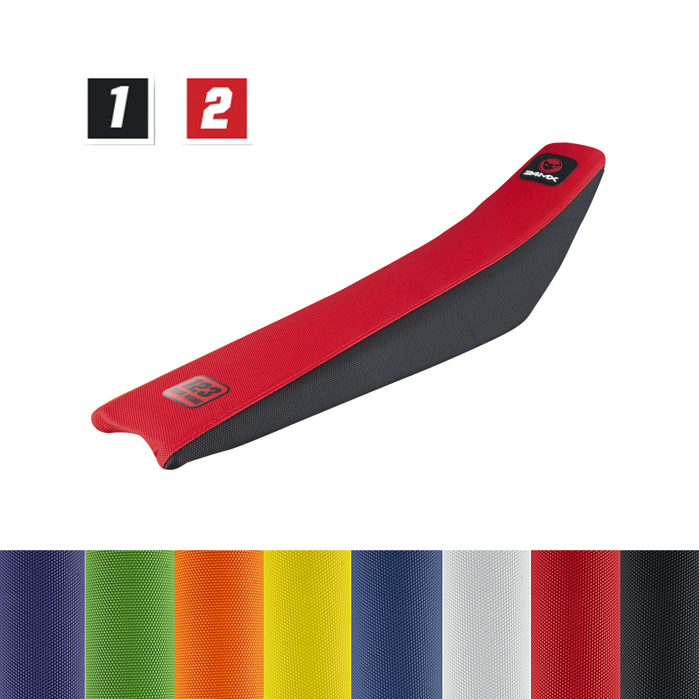 Funda de Asiento Personalizada 24MX Dual Color + Nombre