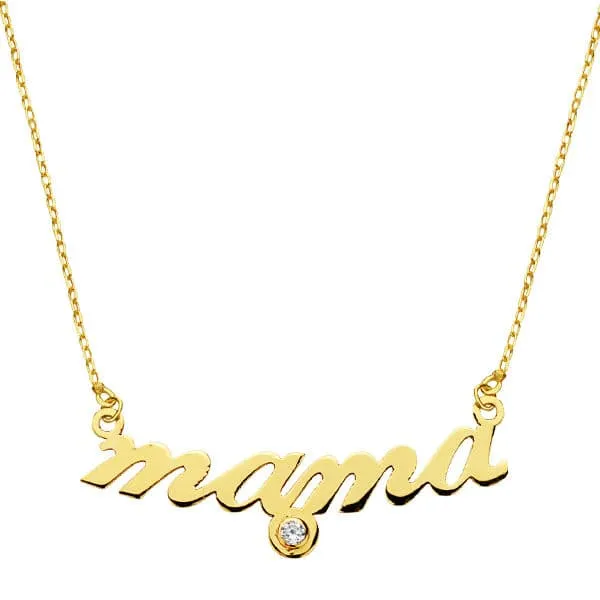 Gargantilla Mamá Oro 9 kt.