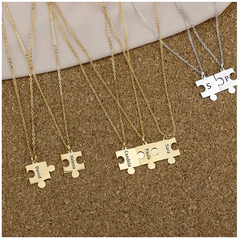 Gargantilla Plata Puzzle