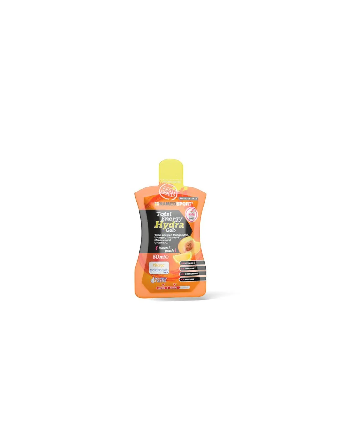 Gel energético Total Energy Hydra NamedSport Lemon & Peach 50ml