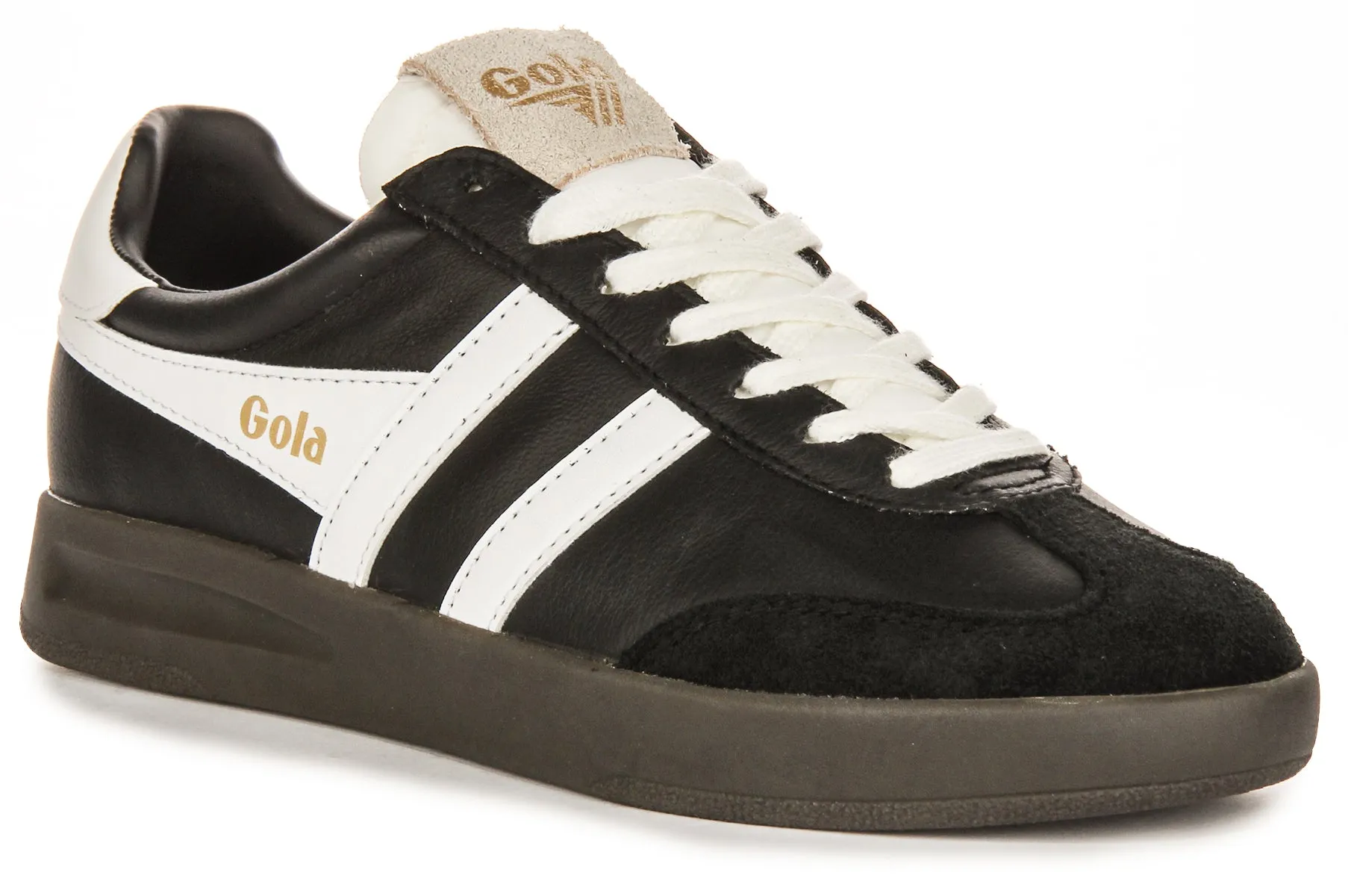 Gola Classics Cyclone Leather In White Black For Women