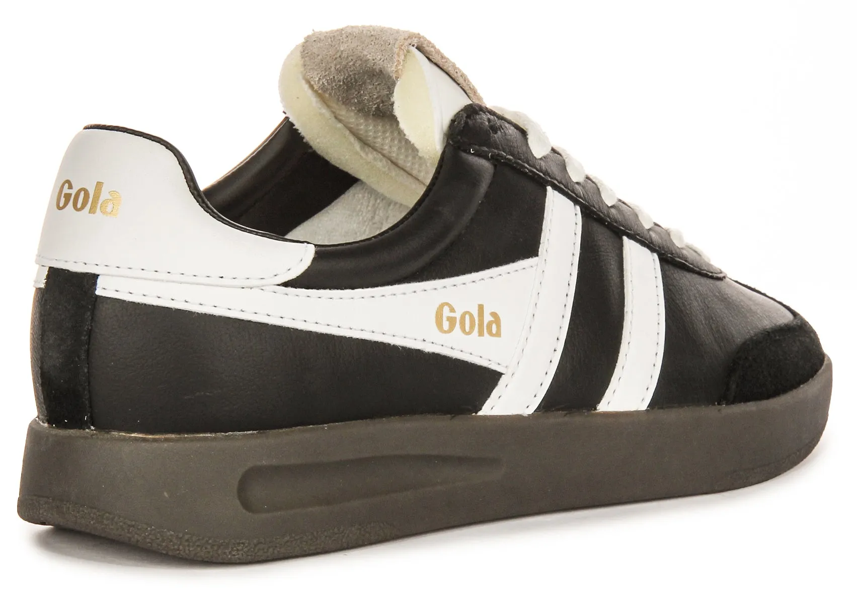 Gola Classics Cyclone Leather In White Black For Women