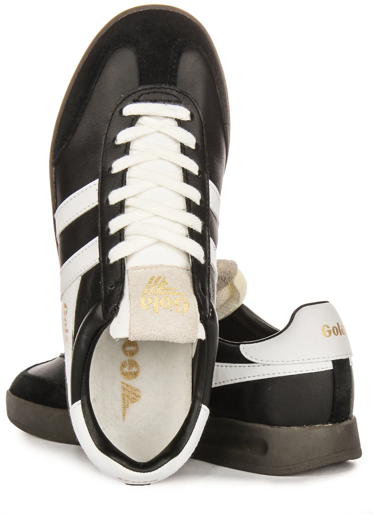 Gola Classics Cyclone Leather In White Black For Women