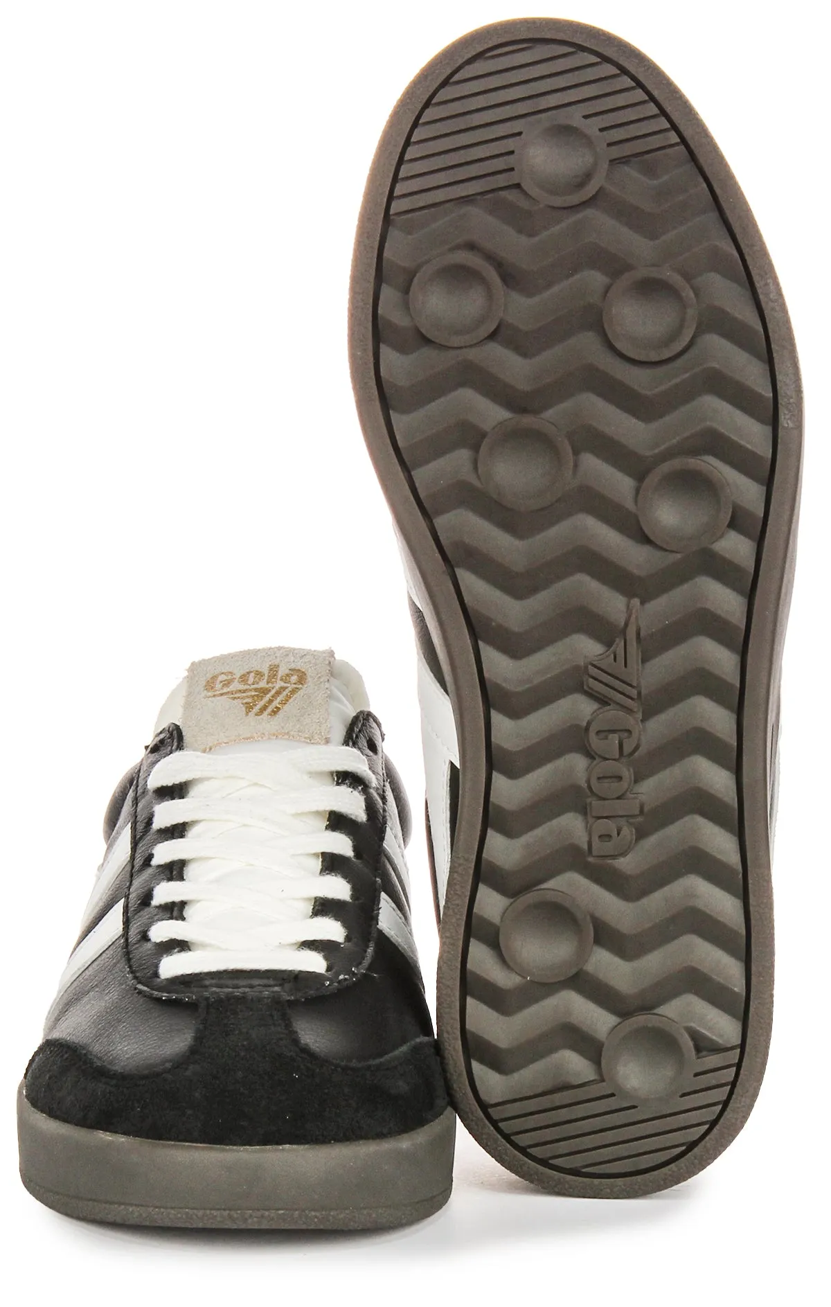 Gola Classics Cyclone Leather In White Black For Women