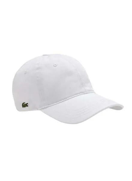 Gorra Lacoste Unisex Algodón Ecológico Blanco