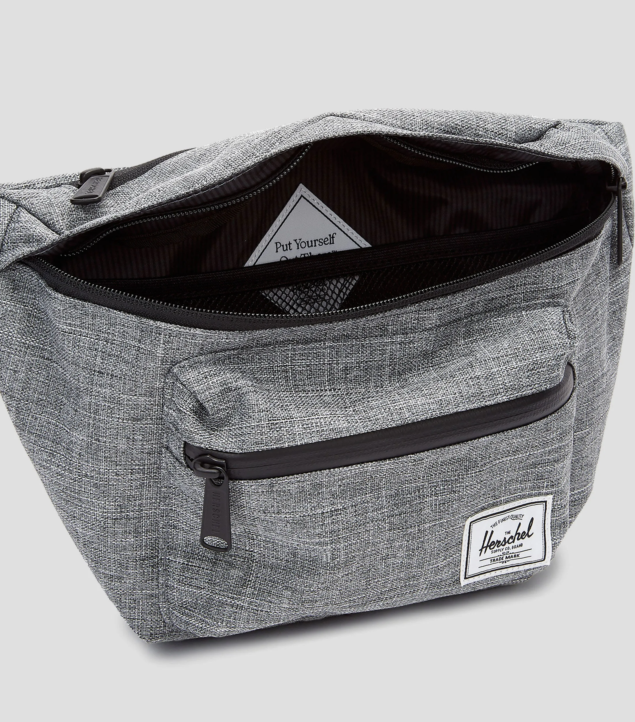 Herschel Supply & Co. Cangurera jaspeada Hombre