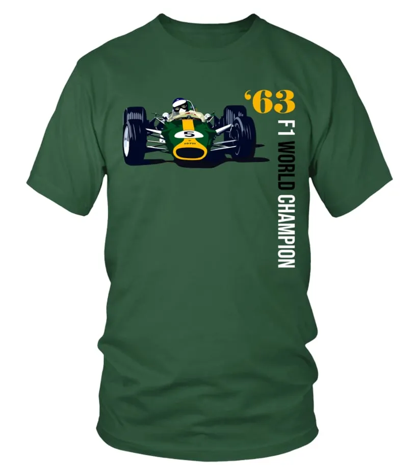 Jim Clark 11 GN Camiseta cuello redondo Unisex