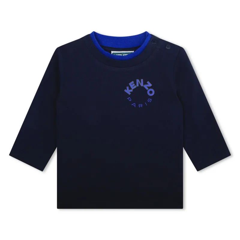 KENZO KIDS Camiseta con logo estampado
