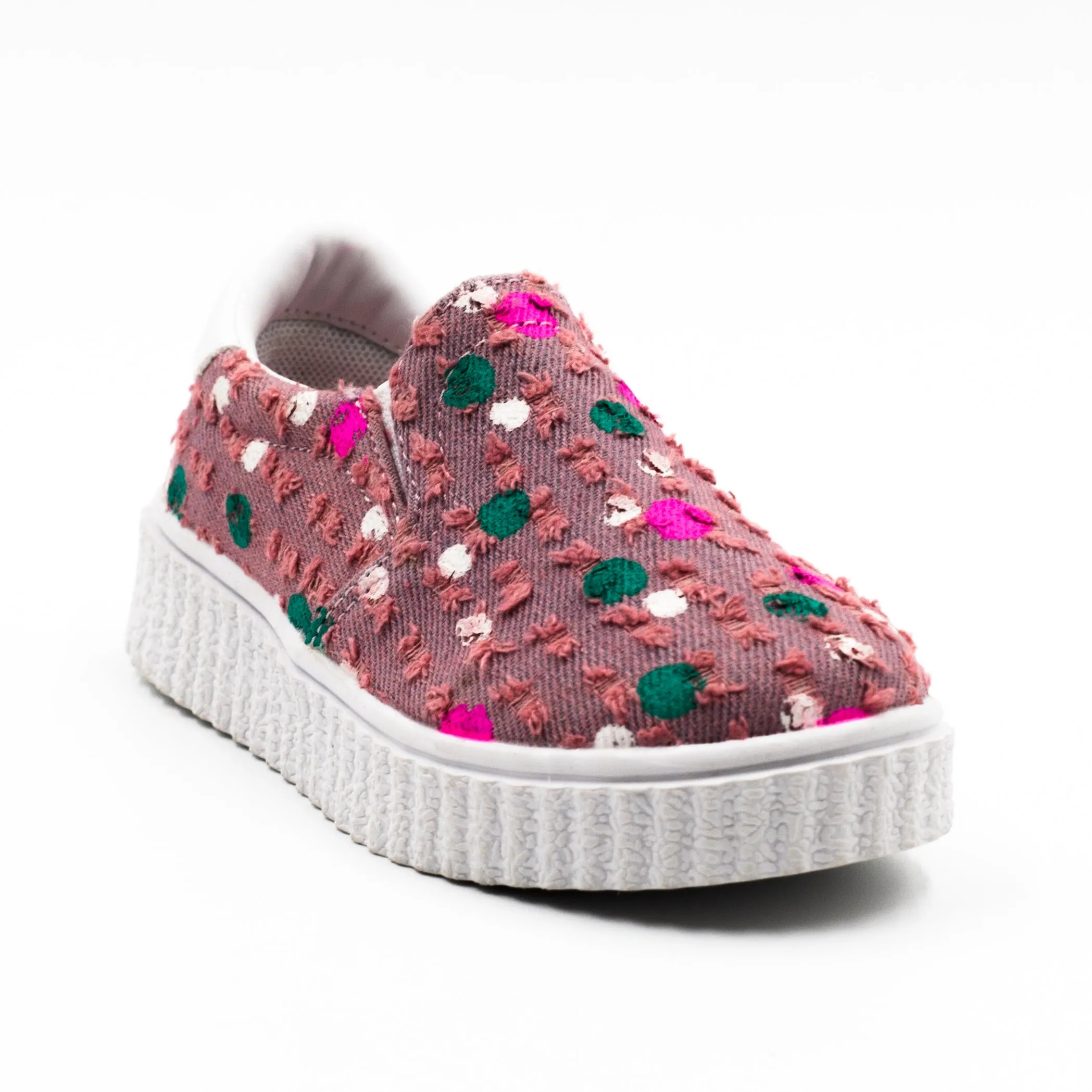 La Gear Zapatillas Lona C/Elástico Rosado Nia Casual