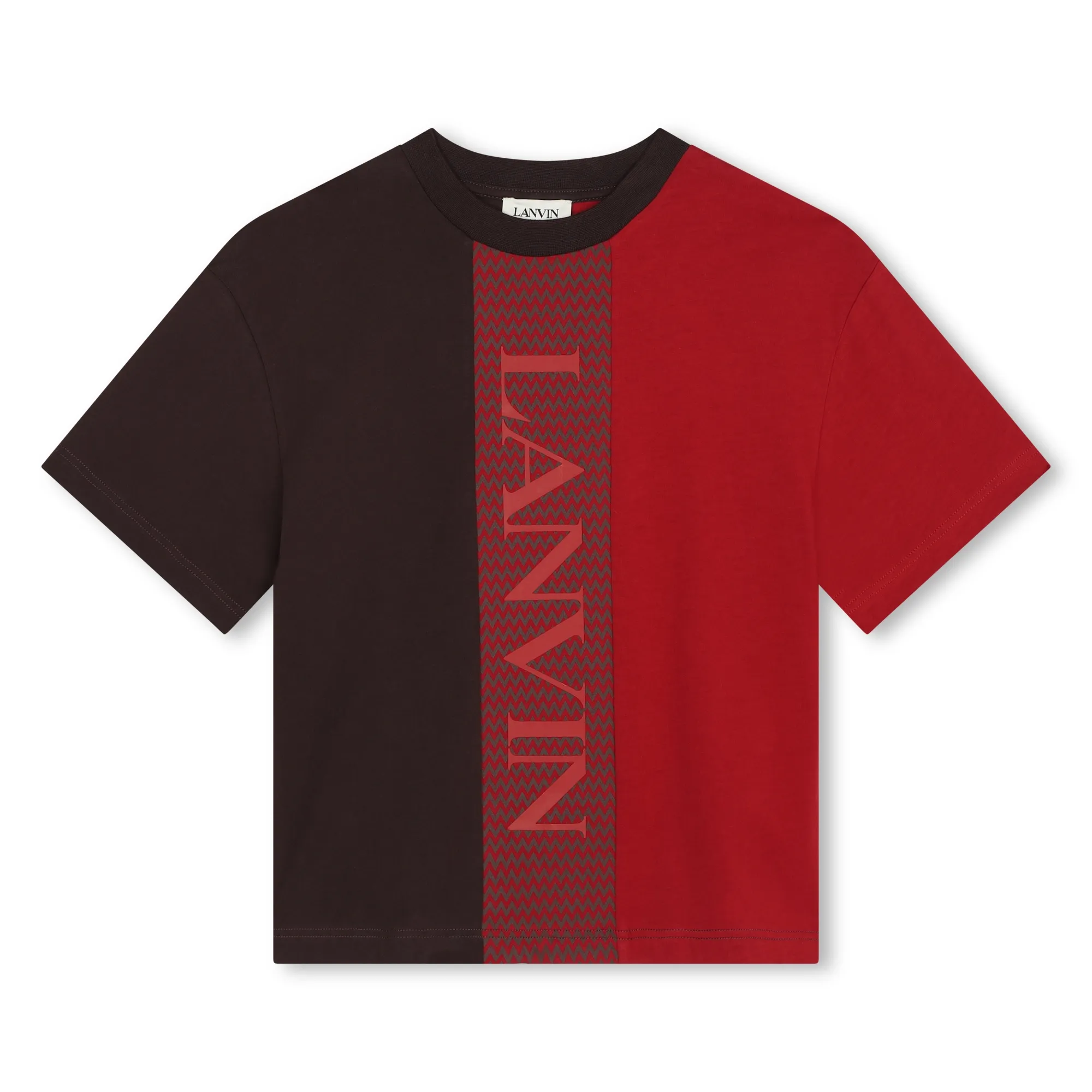 LANVIN Camiseta con bloques de color