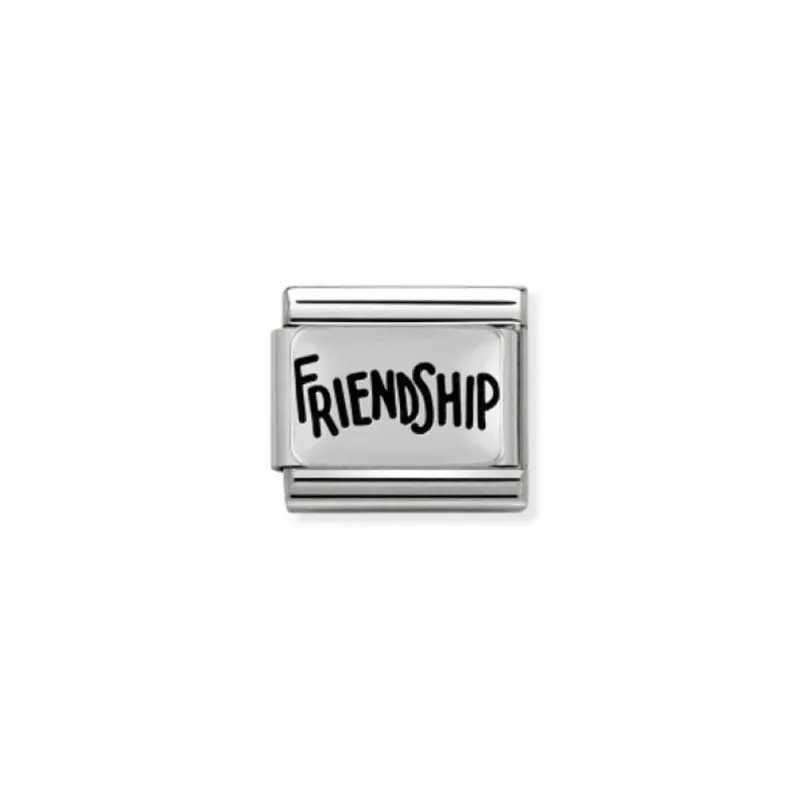 Link Nomination Acero y Plata "Friendship" amistad 330102 40