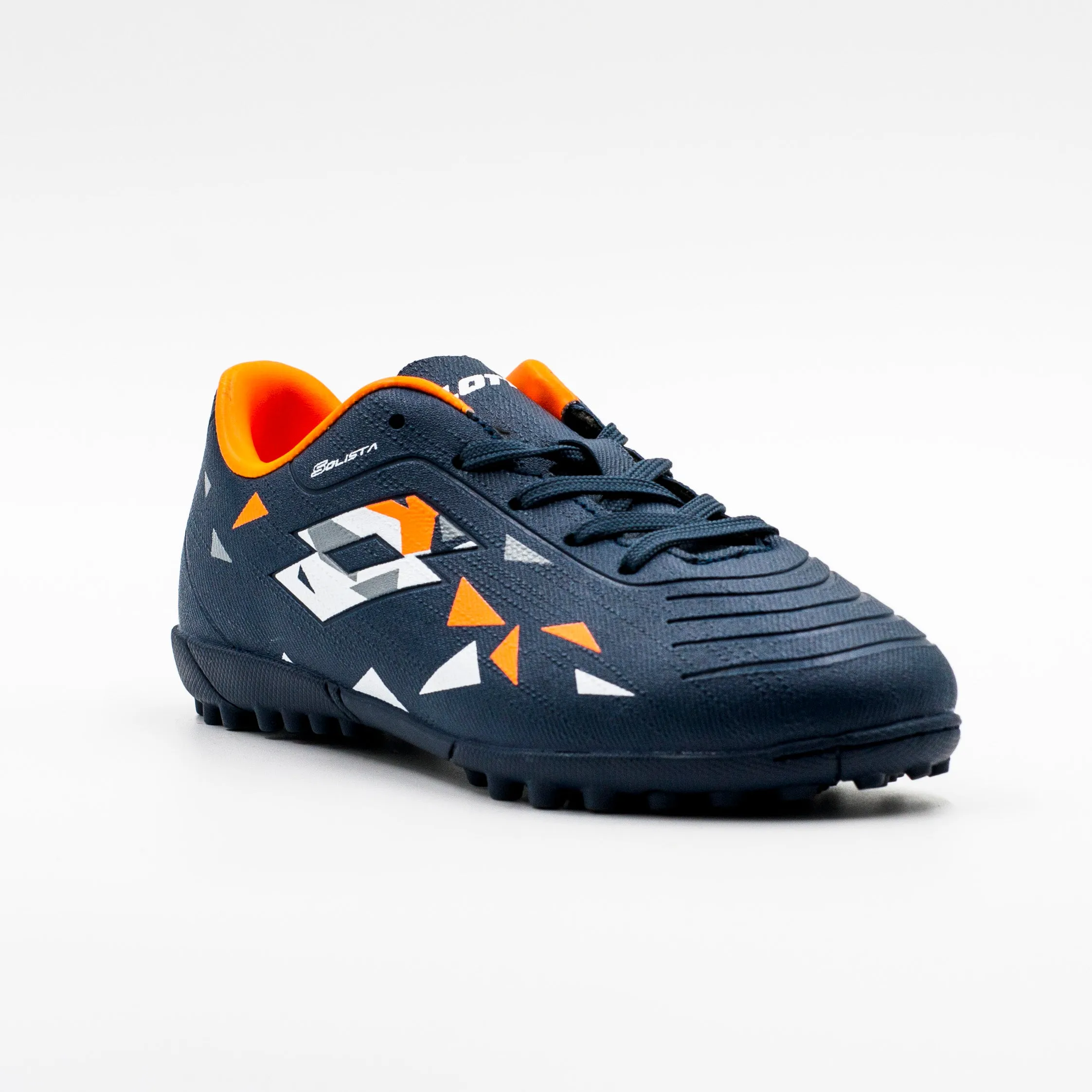 Lotto Baby C/Cordón Azul Marino Naranjo Zapatillas Nio Fútbol