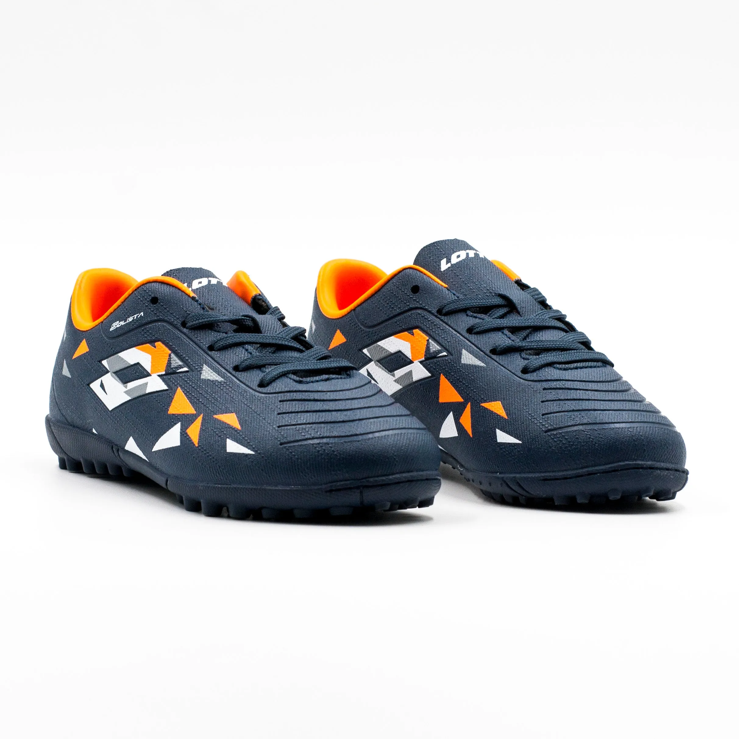 Lotto Baby C/Cordón Azul Marino Naranjo Zapatillas Nio Fútbol
