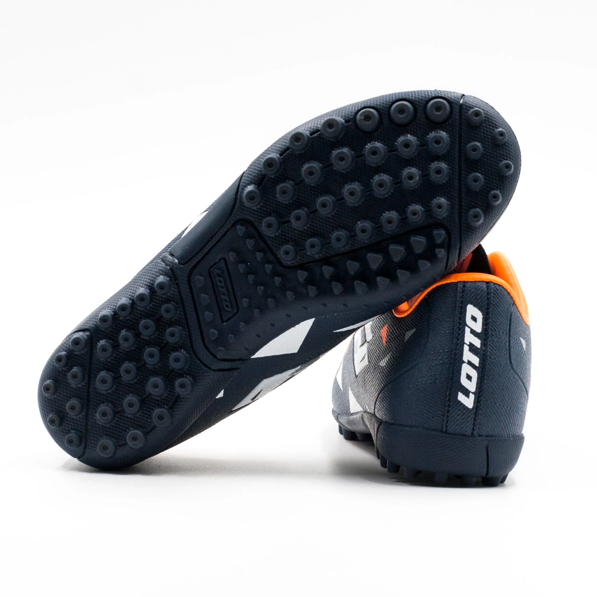 Lotto Baby C/Cordón Azul Marino Naranjo Zapatillas Nio Fútbol
